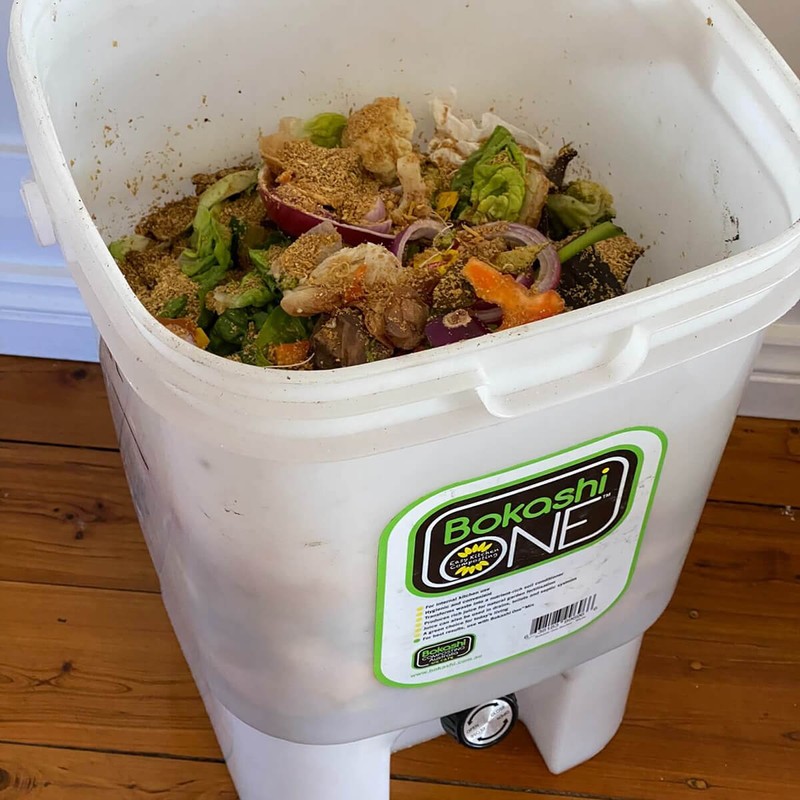 Bokashi One - Bucket Composting System, White