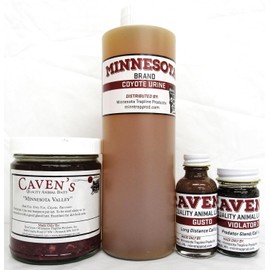 Cavens Minnesota Brand Professional Coyote Trapping Bait and Lure Kit K-13