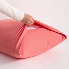 Organictune Microfiber Pillow Cases Standard Set of 2 with Envelope Closure Shrinkage and Fade Resistant Pillowcases(Coral Pink,20x26 Inches)