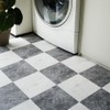 Checkered Peel and Stick Vinyl Flooring Roll – 15.7"x 236"