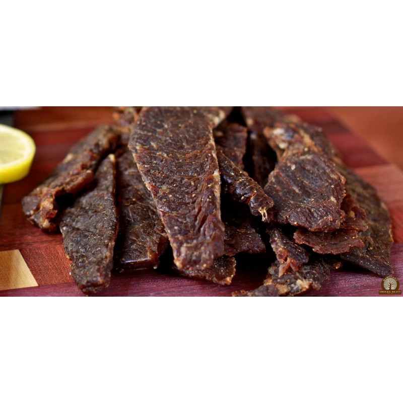 Mahogany Smoked Meats: Sweet N Spicy Brisket Jerky - 16oz