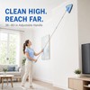 Wall Mop Cleaner with 80 Inch Handle and 360 Swivel