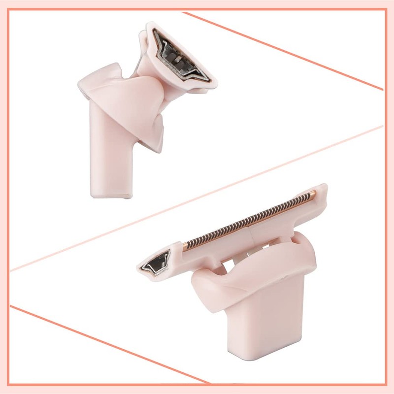 Flawless Nu Razor Replacement Heads, Rose Gold Plated Body With