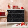 CRE8TIVE 8"x80" Black Chunky Glitter Wallpaper Border Peel and Stick
