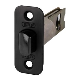 Better Home Products Adjustable Deadbolt Latch HFM Handle Set, Metal Material, Oil Rubbed Bronze Finish, 2-3/8" Backset, Compatible with Deadbolt Lock Systems