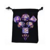 SmartDealsPro Glitter Polyhedral Dice Sets with Pouches for DND RPG