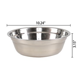 Yesdate 4 Pack Stainless Steel Kitchen Mixing Bowls, Prep Bowls for Cooking, Baking