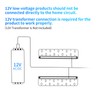 Kwinmyso 8-Packs 5W 12inch LED Hardscape Paver Lighting,12V AC/DC Low