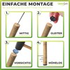24 x PTFE furniture glider with nail - 19 mm