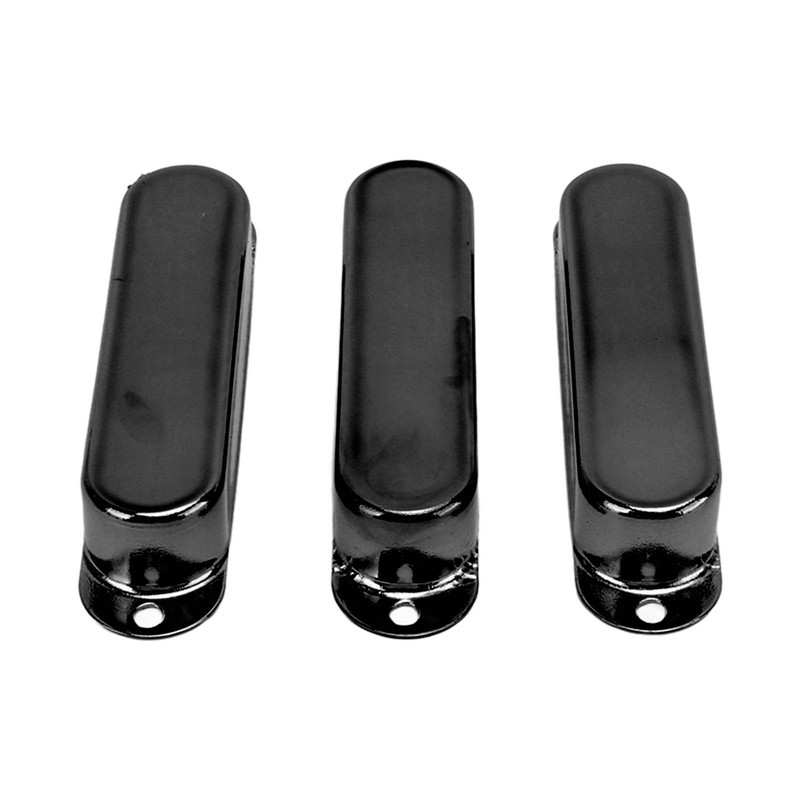 3Pcs Electric Guitar Single Coil Pickup Cover Copper Instrument Accessory