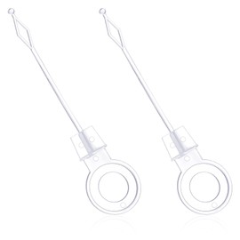 2pcs Universal Fridge Freezer Drain Hole Plunger Refrigeration Plunger,9.5cm Universal Freezer Drain Hole Plunger Drain Hole Plunger Device Refrigerator Accessories for Families,Restaurants,white