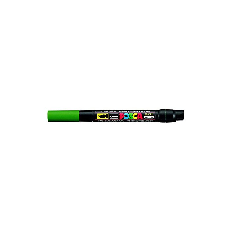 uni-ball Posca PCF-350 Brush - Green, Pack of 5