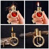 Vintage Antique Kerosene Lighter with Creative Transparent Bottle Design, Cool