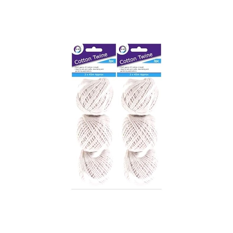Happy Bees Bundle Cotton Twine 6 x 45 cm Gardening