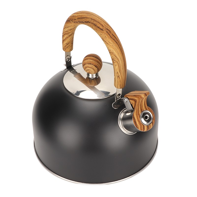 2.5L Stainless Steel Kettle Rustproof Prevent Scalding Whistling Teapot Tea