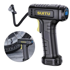 Wired Car Inflator Pump, Auto-Stop Tire Pump, Car Tire Inflater, Motorcycle Tire Pump For Car Motorcycle Electric Bike Bicycle Sports Ball Players Road Trippers Campers Outdoor Adventurers