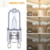 Euxper G9 40 W Halogen Bulbs, Clear Capsule G9 Dimmable