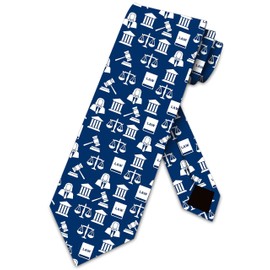 Three Rooker Lawyer Ties Mens Law Icons Necktie Justice Tie