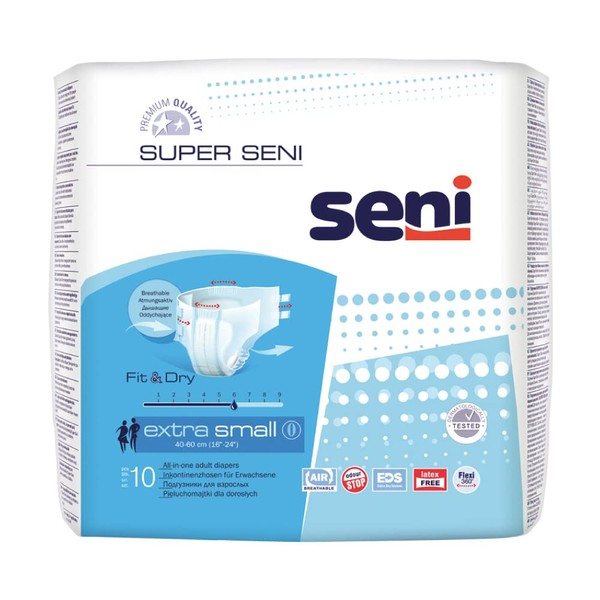 Super Seni Extra Small Nappy Pants, Pack of 10