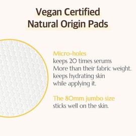 CHICHO Dandelion Radiance Serum Pads 90 Sheets | Low pH Daily Serum Pads for All Skin Types | Sensitive Skin | Vegan Certified | Dandelion Lotus