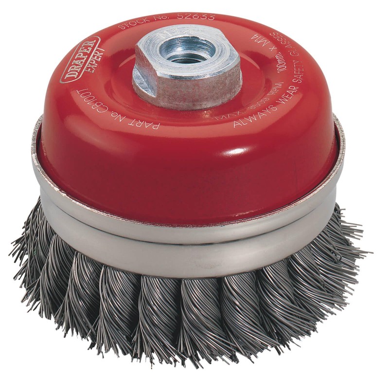 Draper Expert 52633 100 mm x M14 Twist Knot Wire