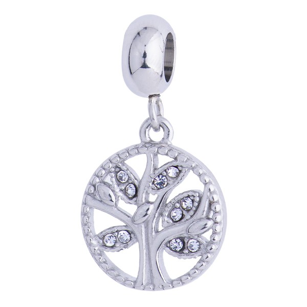 LuckyLy Charms para Pulseras de Mujer, Dije de Árbol de