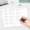 paper&you® A5 Address Book with Index A-Z [Gold Leaf] Book