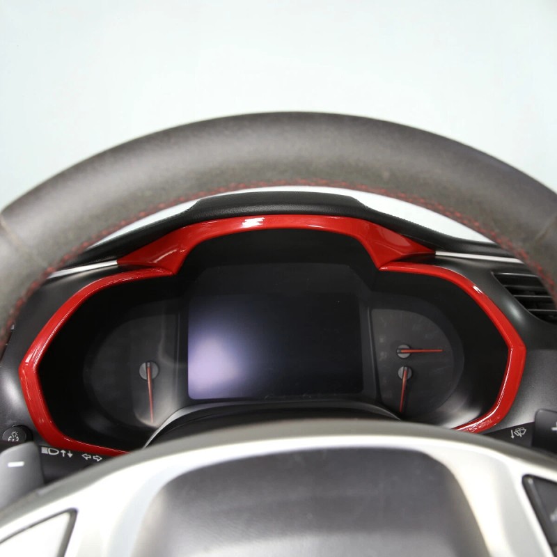 BEBECAR Fit For Corvette C7 2014-2019 Red Interior Dashboard Tachometer