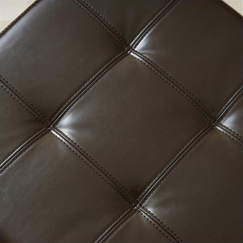 Christopher Knight Home Tufted Bonded Leather Ottoman Storage Bench, Brown