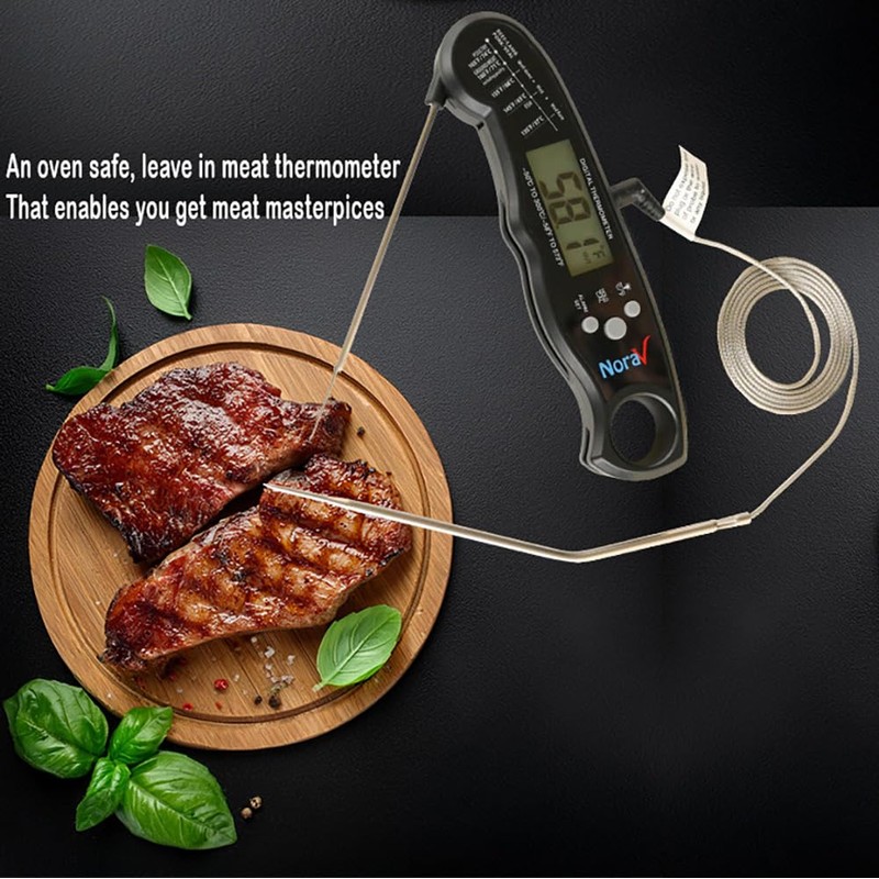 Digital Dual Probe Meat Thermometer – Instant-Read Kitchen Gadget for