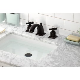 Kingston Brass FSC4685ZX Millennium Widespread Bathroom Faucet, 5.19 x 4.31 x 2.19, Oil Rubbed Bronze