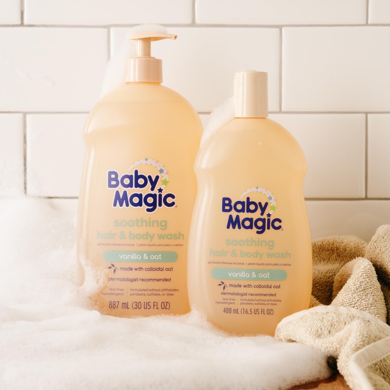Baby Magic Soothing Hair & Body Wash | Soothes and