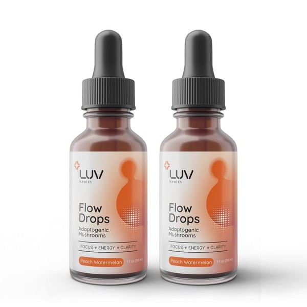 LUV health Flow Drops® – Energy Supplement for Focus, Mental