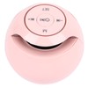 Bluetooth Clock Speaker Round Small Support Memory Card Wireless Alarm