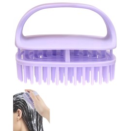 Qivorimith Scalp Massager for Hair Growth,Head Massager Scalp Stress Relax,Shampoo Scalp Brush Massager for Women Men Kids(Purple)