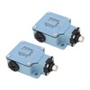 2PCS Momentary Limit Switch Self Reset Plunger Electrical Travel Switch