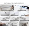 16.4ft Ceiling Curtain Track for Room Divider, Heavy-Duty Curtain Track,