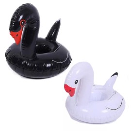 Inflatable Inflable Salvavidas Cisne Negro Porta Vaso Alberca  Jacuzzi