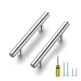 Ravinte Cabinet Handles - 30 Pack Brushed Nickel Kitchen Cabinet Pulls - 3 Inch Hole Center - Drawer and Cupboard Hardware