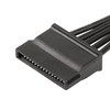 Sinloon 15 Pin SATA Splitter Adapter Cable 15 Pin SATA