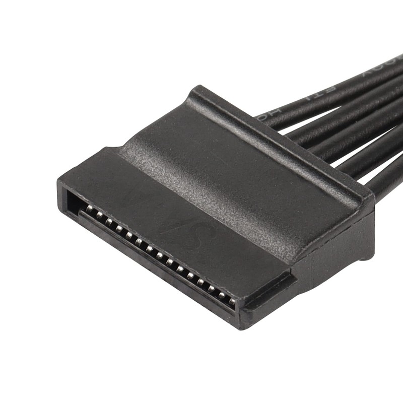 Sinloon 15 Pin SATA Splitter Adapter Cable 15 Pin SATA