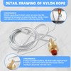 1/4” Air Compressor Drain Valve with 60” Cable, Dazakoot Air