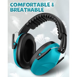Lorrtta Kids Noise Canceling Earmuffs – Adjustable & Soft Hearing Protection for Children, Great for Sleep, Travel, Focus & Autism Sensitivity