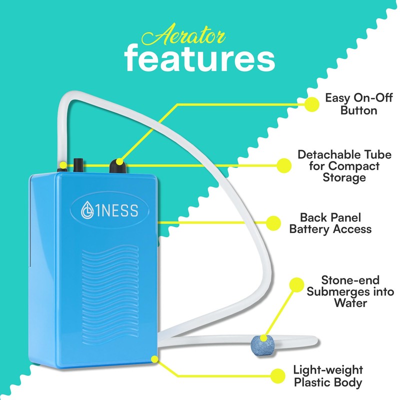 1ness Professional Premium Chlorine Dioxide Odor Neutralizing Kit with Aerator