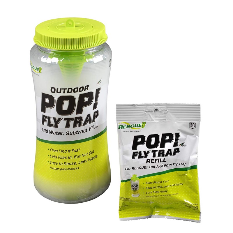 RESCUE! POP! Fly Trap – Large Reusable Fly Trap for