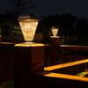 Solar Lawn Light Waterproof Color Temperature Adjustable Auto On Off