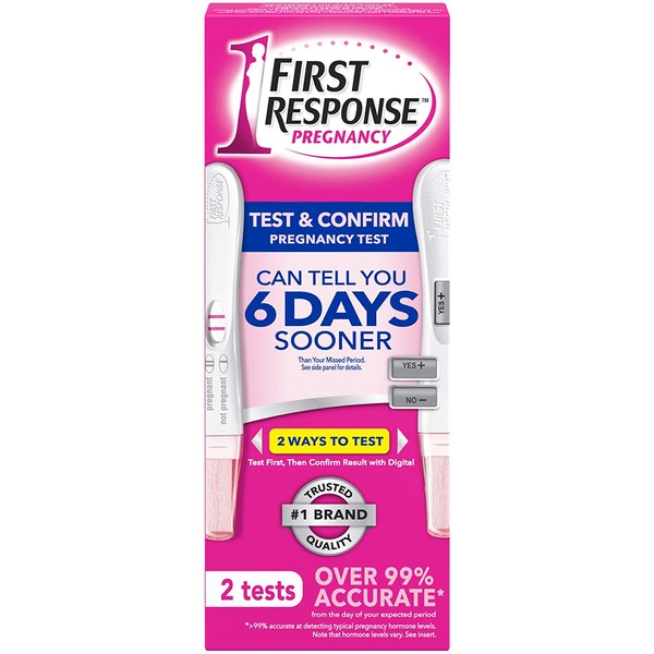 First Response Test & Confirm Pregnancy Test, 1 Line Test and 1 Digital Test Pack