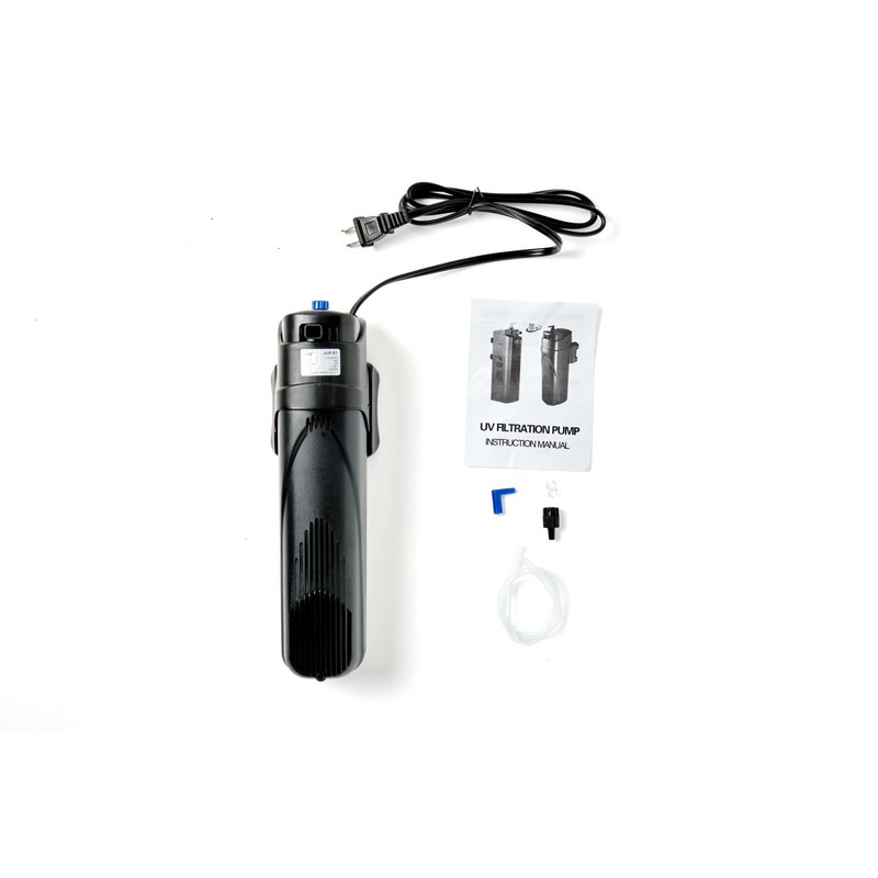CNZ JUP-01 Aquarium Submersible Pump with built-in 9w Sterilizer