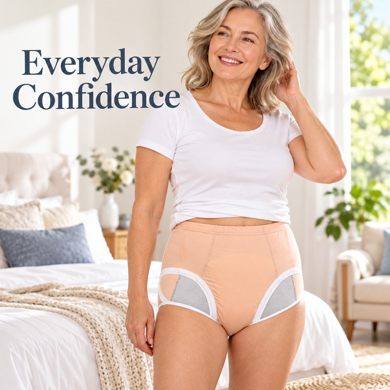 Washable Adult Incontinence Cloth Diaper – Comfortable Cotton Reusable Leak-Resistant
