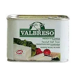 valbreso Sheep's Milk Feta Cheese 21.2oz (600g) each Tin French Cheese  - 2